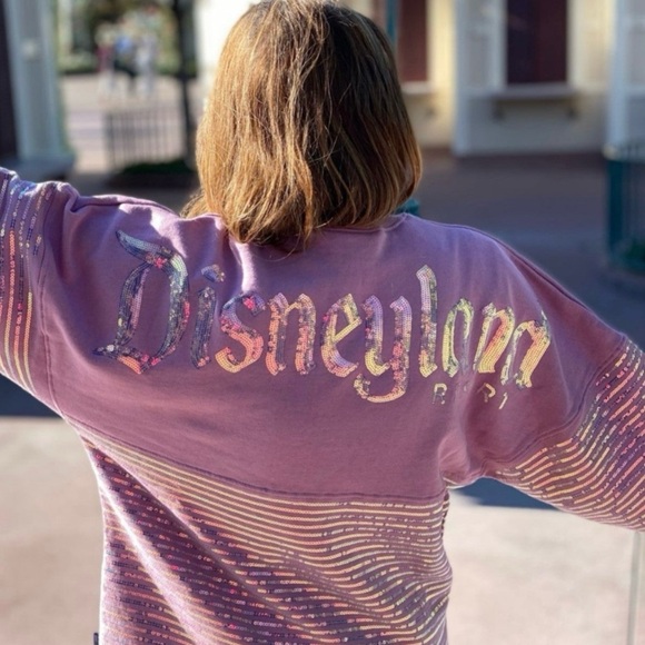 Disney Pink Sequin Spirit Jersey XL - Picture 1 of 5